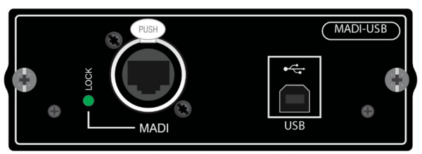 32CH MADI + 32CH USB SI OPTION CARD FOR SIMULTANEOUS STAGEBOX AND RECORD